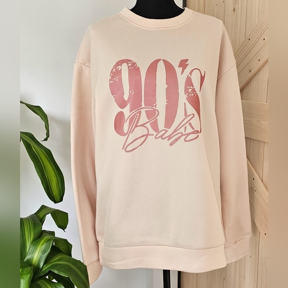 "90's Babe" women's sweatshirt size L‎ - Picture 6 of 7